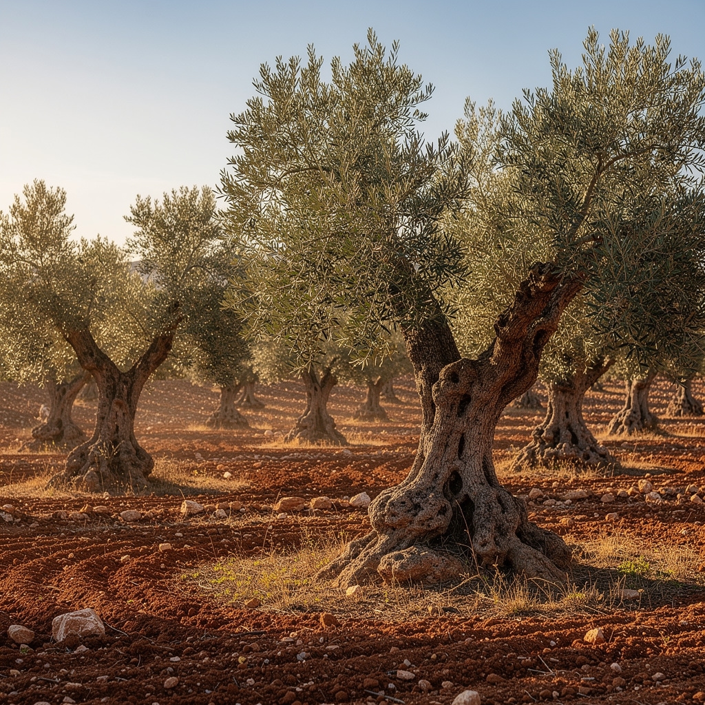 Olivar de pequeño productor en la región de Murcia